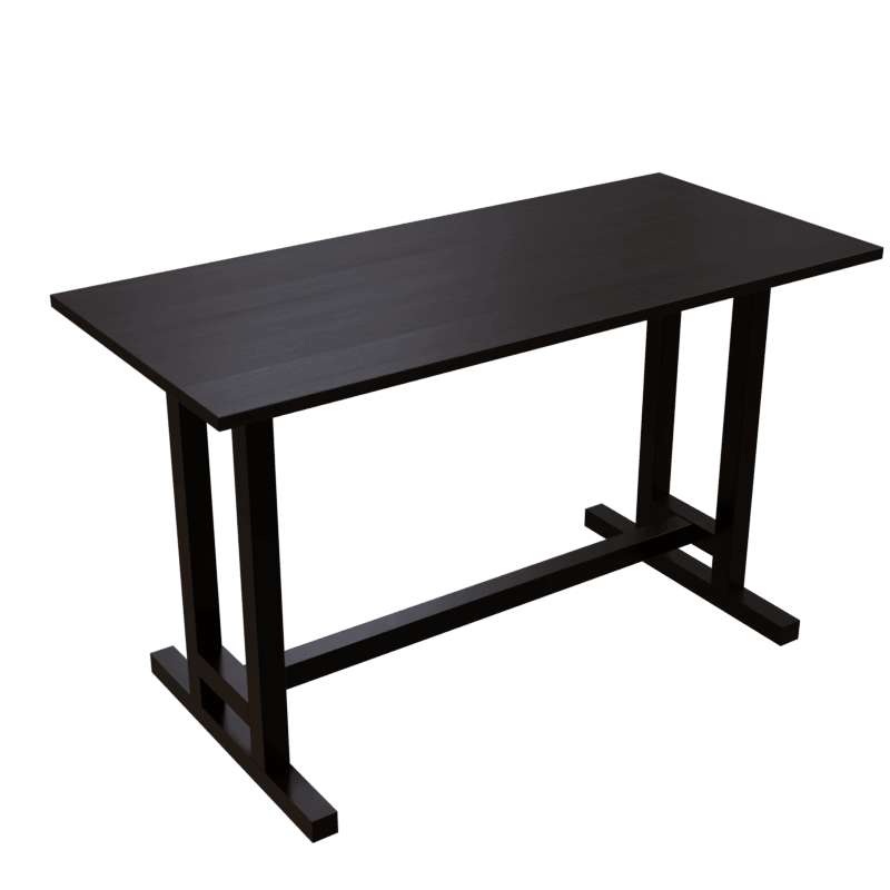 Clover Study Table in Brown Color - Ouch Cart