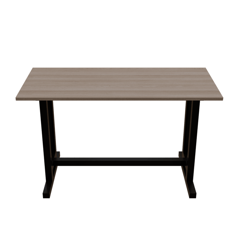 Clover Study Table in Wenge Color - Ouch Cart