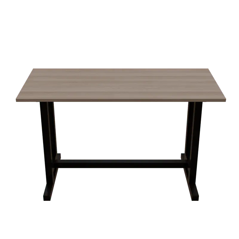 Clover Study Table in Wenge Color - Ouch Cart