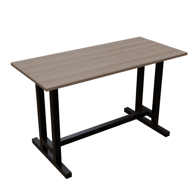 Clover Study Table in Wenge Color - Ouch Cart