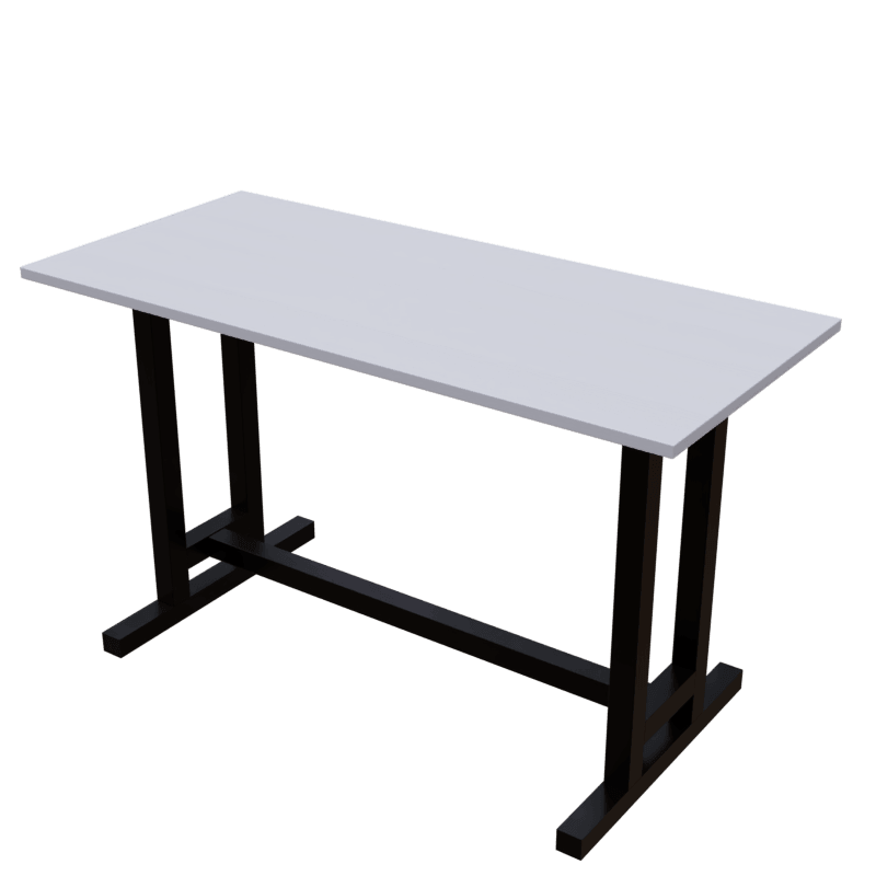 Clover Study Table in White Color - Ouch Cart