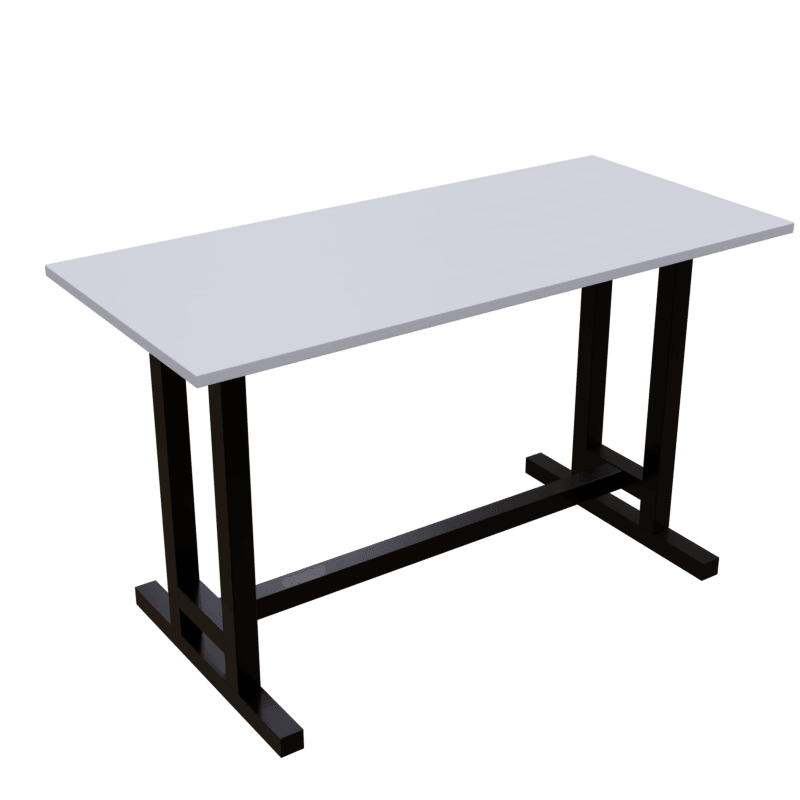 Clover Study Table in White Color - Ouch Cart