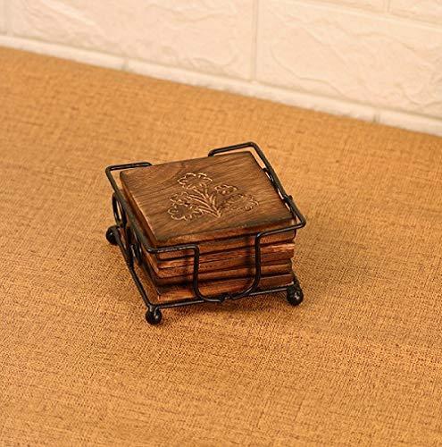 Tea Coffee Beer and Other Drinks Wooden Coasters - Ouch Cart