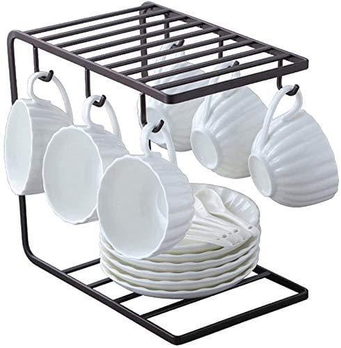 Coffee Mug Cup Holder Cup and Plate Stand - Ouch Cart