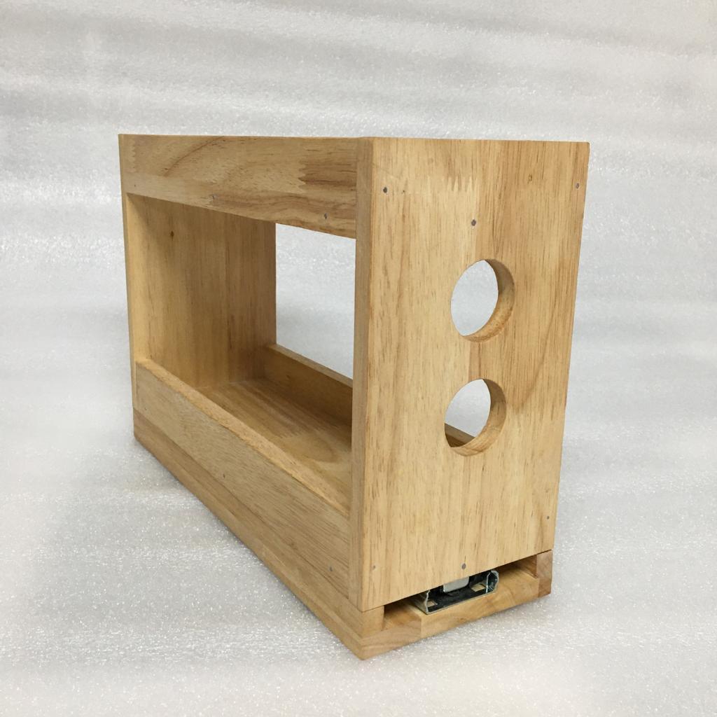 Sliding Kitchen Wooden Spice/Condiment Rack One Slide With 28 Bottles ( With Complementary Coaster ) By Miza - Ouch Cart