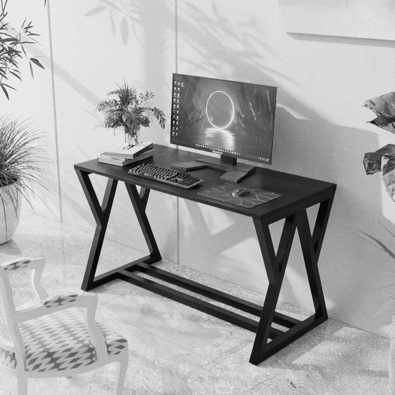 Daffodil Study Table in Brown Color - Ouch Cart