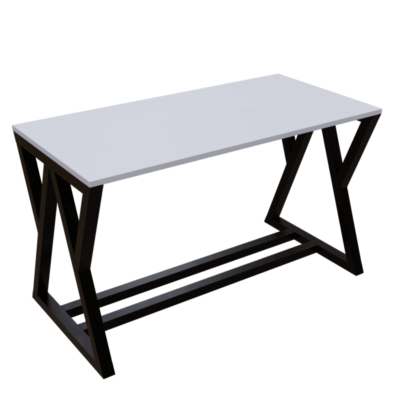 Daffodil Study Table in White Color - Ouch Cart