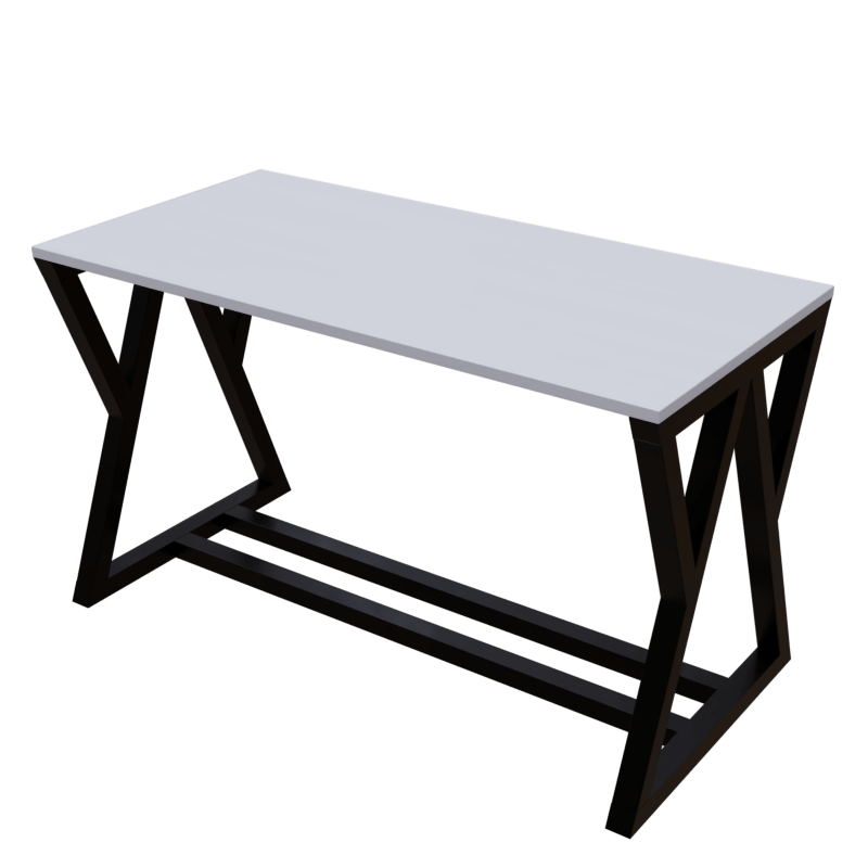 Daffodil Study Table in White Color