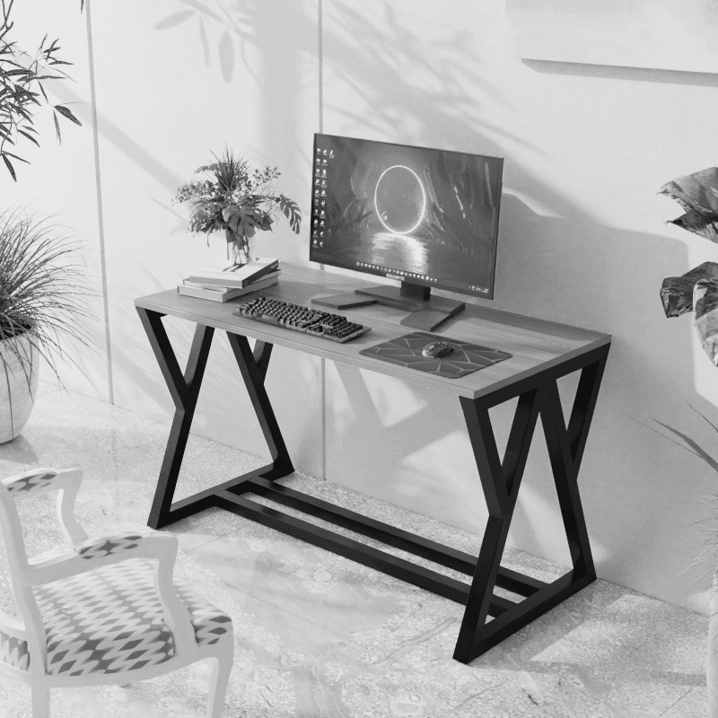 Daffodil Study Table in White Color - Ouch Cart