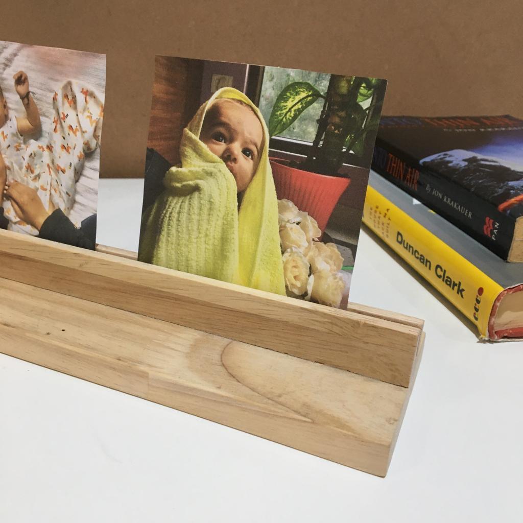 Wooden Rectangular Photo Stand ( With Complementary Coaster ) By Miza - Ouch Cart