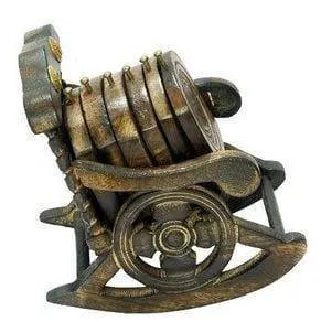 Wooden Chair Coaster Set - Ouch Cart