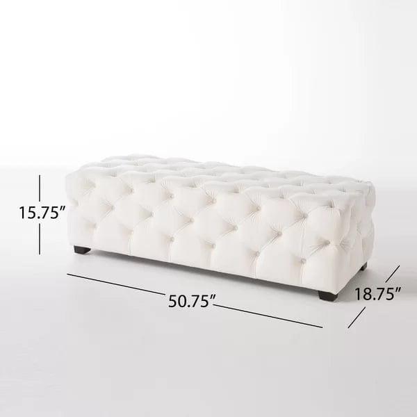 Nyah Wide Ottoman - Ouch Cart