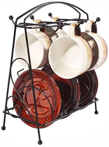 Coffee Cup Rack Stand, Coffee Cup and Saucer Holders - Ouch Cart