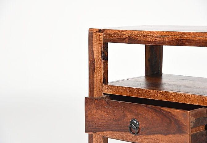 Sheesham Wood Aira Side Table - Ouch Cart