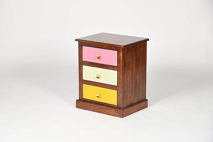 Sheesham Wood Tishya Side Table - Ouch Cart