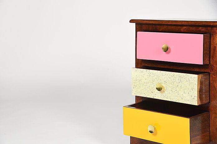 Sheesham Wood Tishya Side Table - Ouch Cart