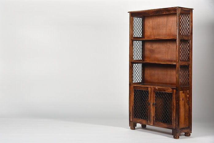 Sheesham Wood Chandrika Book Shelf - Ouch Cart
