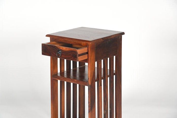 Sheesham Wood Chitramaya Side Table - Ouch Cart