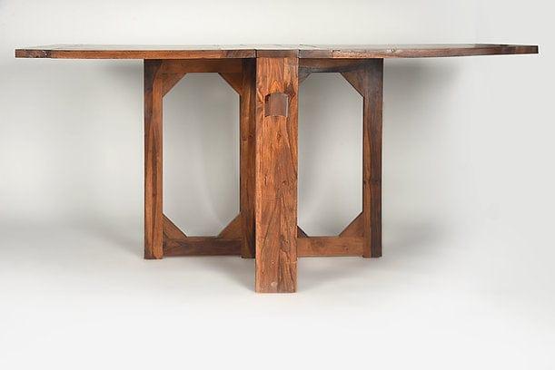 Sheesham Wood Neevan Foldable Table - Ouch Cart