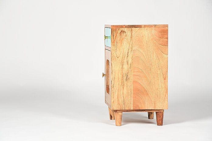 Mango Wood Ooshee Side Table - Ouch Cart