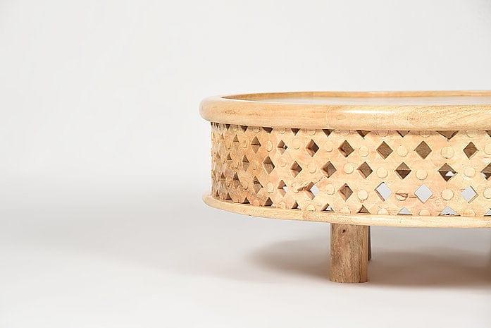 Mango Wood Haseen Coffee Table - Ouch Cart