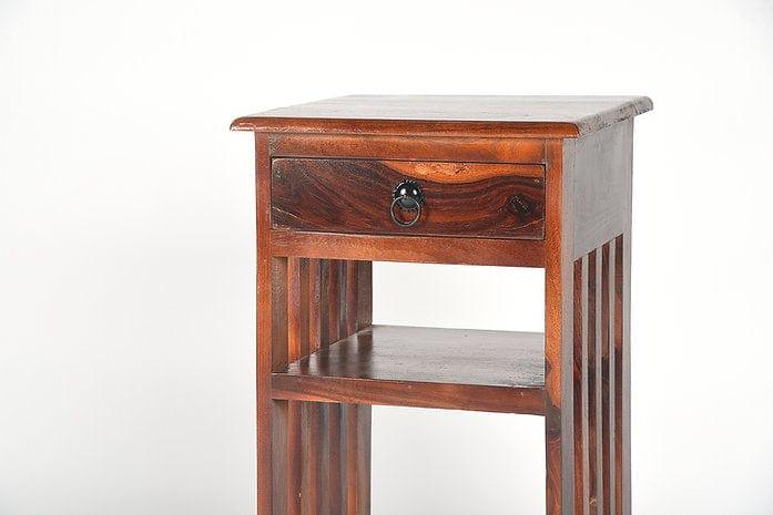 Sheesham Wood Chitramaya Side Table - Ouch Cart