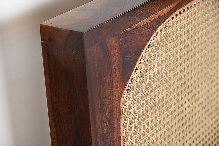 Sheesham Wood Kiyan King Bed - Ouch Cart