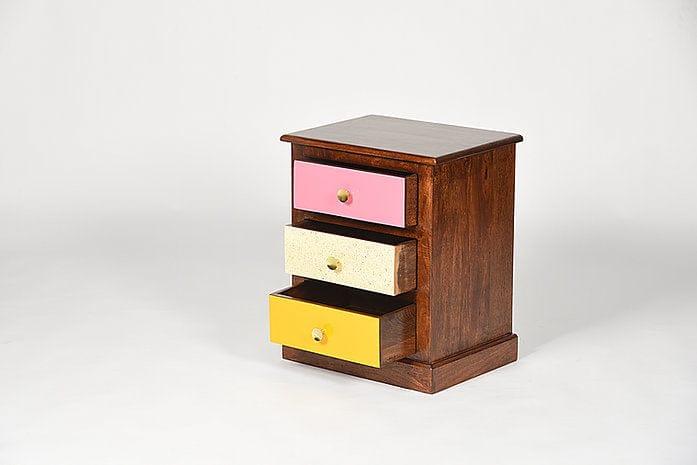 Sheesham Wood Tishya Side Table - Ouch Cart