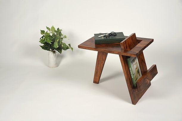 Sheesham Wood Sagara Side Table - Ouch Cart