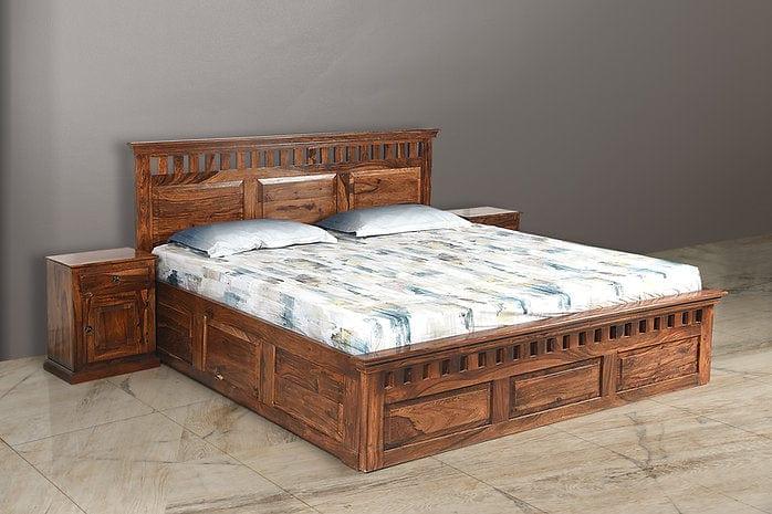 Sheesham Wood Nayandini Maharaja Bed - Ouch Cart
