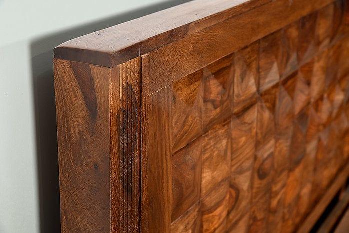 Sheesham Wood Padmavati King Bed - Ouch Cart