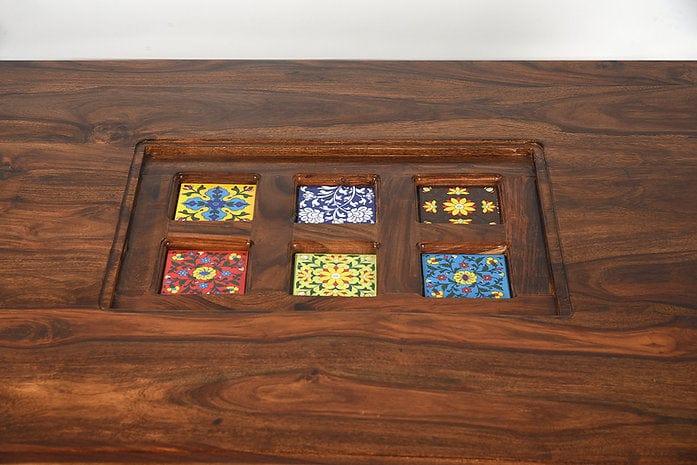 Sheesham Wood Larisa 4-Seater Dining set - Ouch Cart