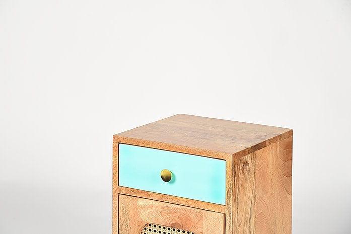 Mango Wood Ooshee Side Table - Ouch Cart