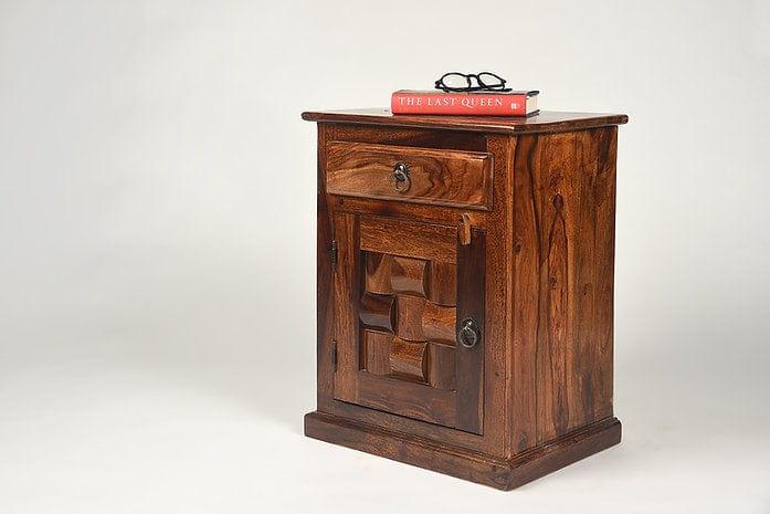 Sheesham Wood Lasya Side Table - Ouch Cart