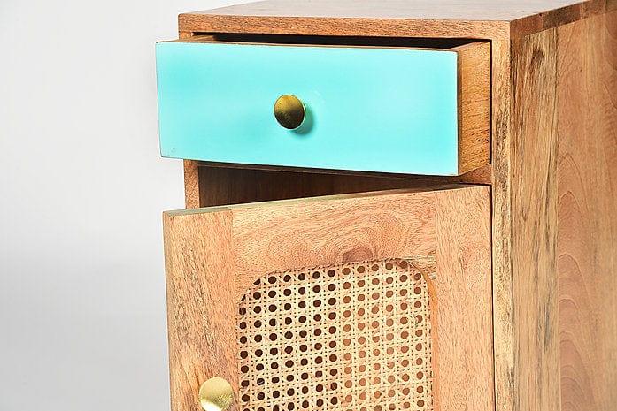 Mango Wood Ooshee Side Table - Ouch Cart