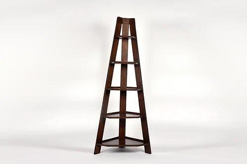 Teak Wood Kravann Corner Stand - Ouch Cart