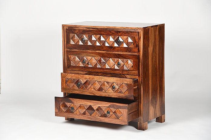 Sheesham Wood Sanvi Sideboard - Ouch Cart