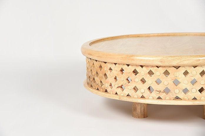 Mango Wood Haseen Coffee Table - Ouch Cart