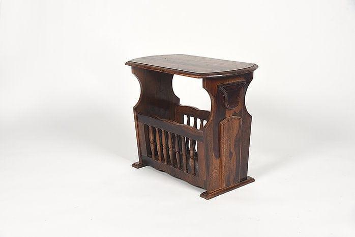 Sheesham Wood Aadheer Magazine Holder - Ouch Cart