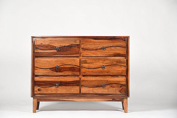 Sheesham Wood Ziana Sideboard - Ouch Cart