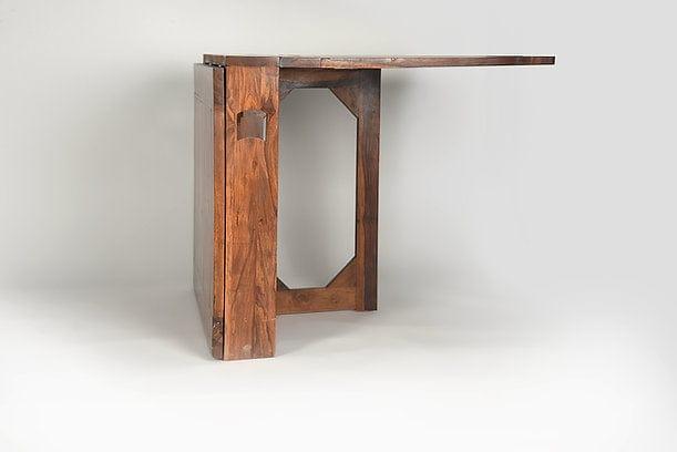 Sheesham Wood Neevan Foldable Table - Ouch Cart