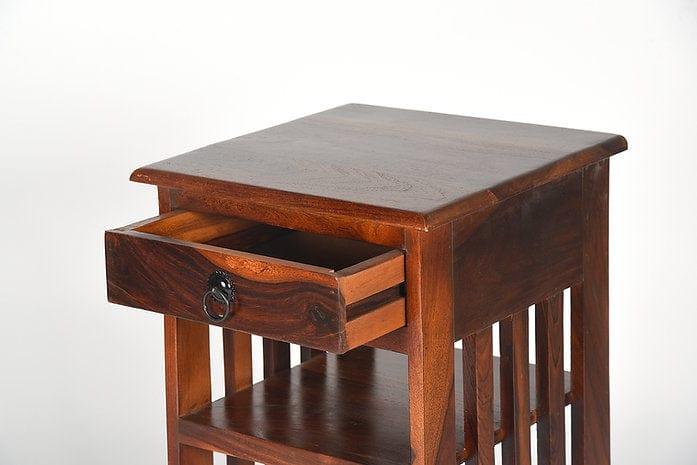 Sheesham Wood Chitramaya Side Table - Ouch Cart