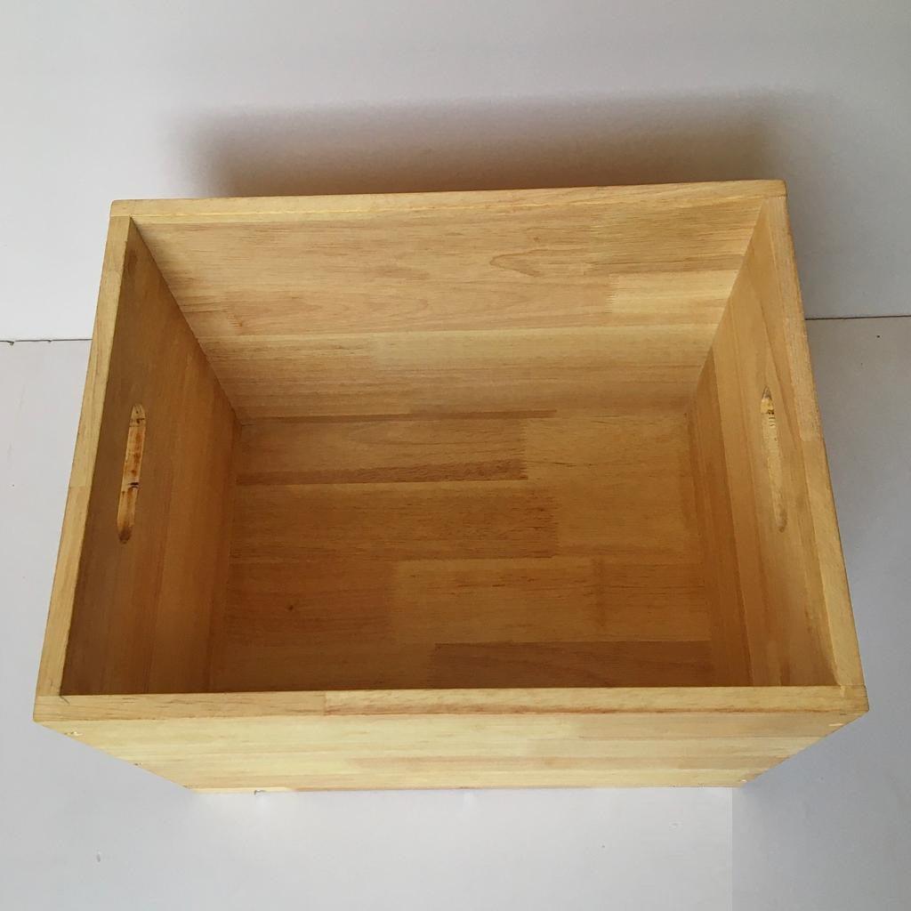 Wooden Storage Crate Box/Tool Box For Home Organiser ( With Complementary Coaster ) By Miza - Ouch Cart
