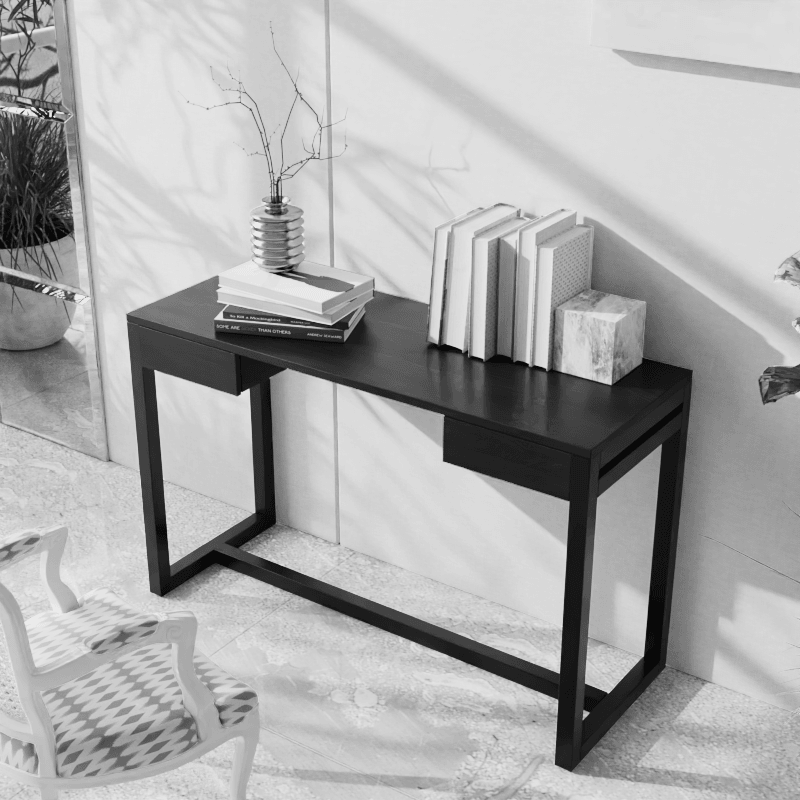 Edlin Study Table in Brown Color - Ouch Cart