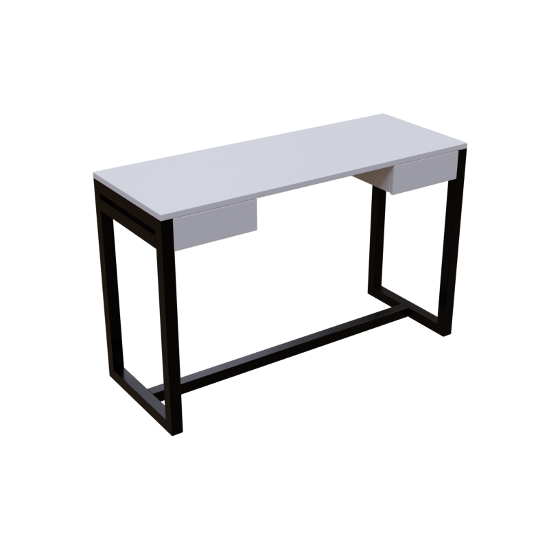 Edlin Study Table in White Color