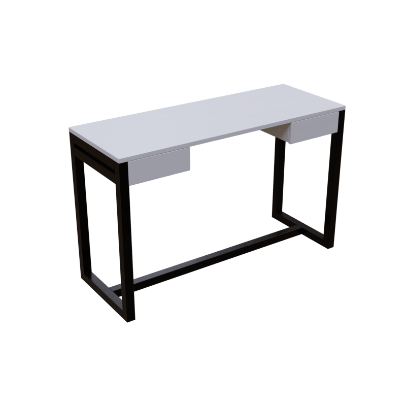 Edlin Study Table in White Color - Ouch Cart