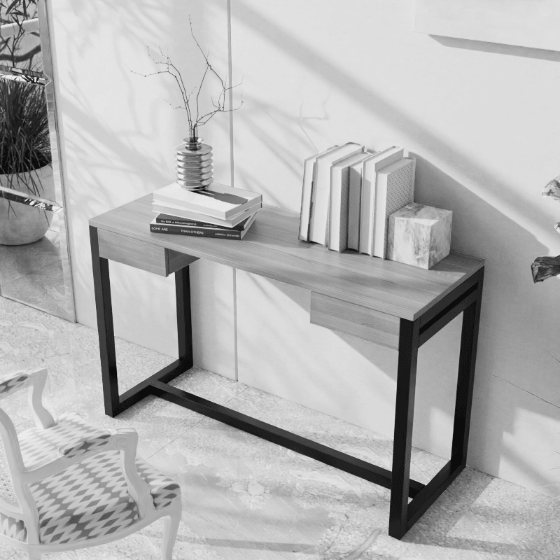 Edlin Study Table in White Color - Ouch Cart