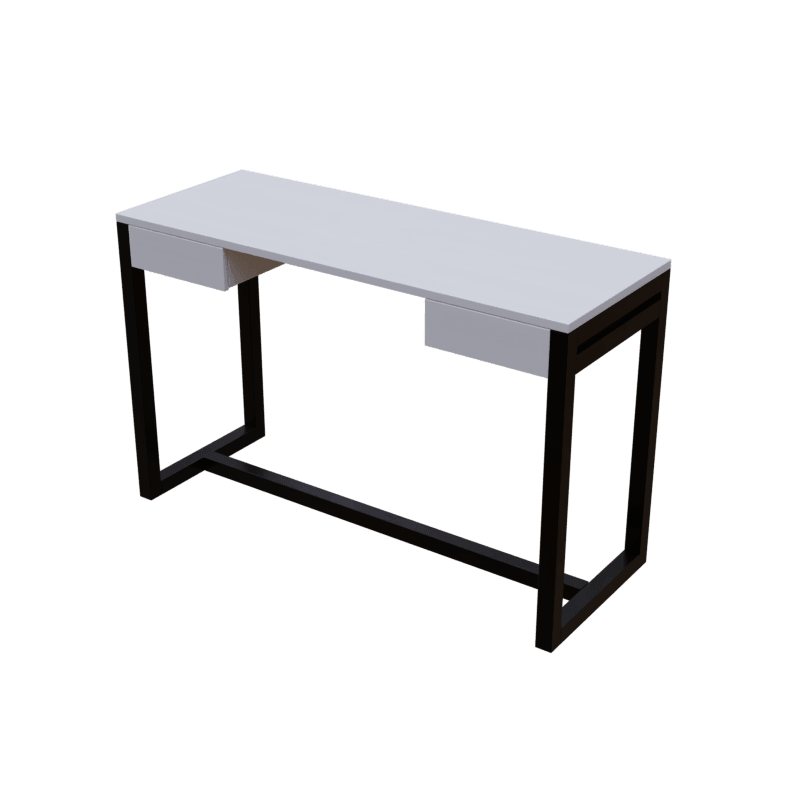Edlin Study Table in White Color - Ouch Cart
