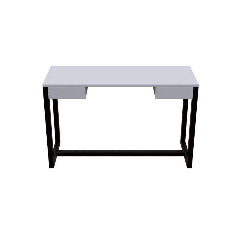 Edlin Study Table in White Color - Ouch Cart