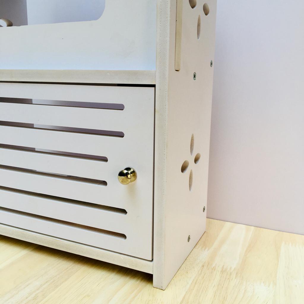 Wall Mounted PVC Waterproof Toilet Tissue Box Wall Hanging Bathroom Cabinets With Free Soap Dish By Miza - Ouch Cart